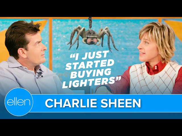 Charlie Sheen Is Terrified of Spiders