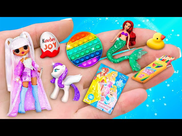 17 DIY Miniature Dolls for LOL OMG