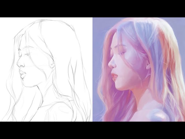 블랙핑크 로제 (BLACKPINK ROSE) 팬아트, 무대 아래의 꽃처럼