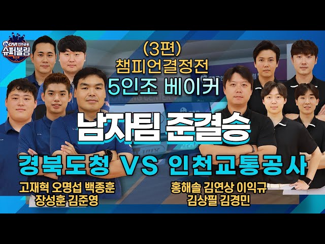 슈퍼볼링2020 | 챔피언결정전 | 남 | 경북도청vs인천교통공사_3 | 5인조 베이커 | Bowling