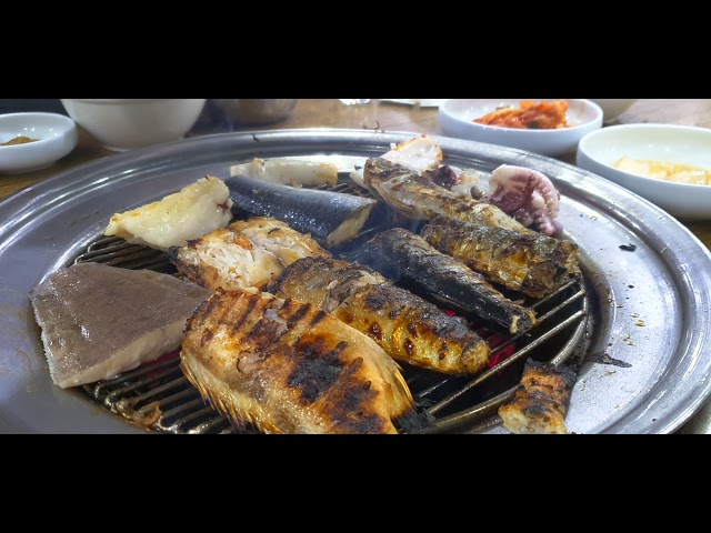 속초 88생선구이, fish BBQ in Sokcho, Korea 🇰🇷
