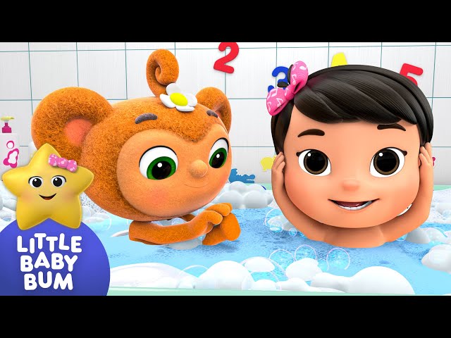 Knees and Toes Bath Time ⭐Mia & Maple Splashy Time! LittleBabyBum - Nursery Rhymes for Babies | LBB