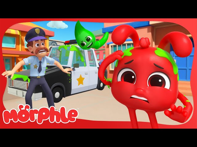 Oh No! Orphle Paints Police Officer Freeze 👮🎨| BRAND NEW | Cartoons for Kids | Mila and Morphle