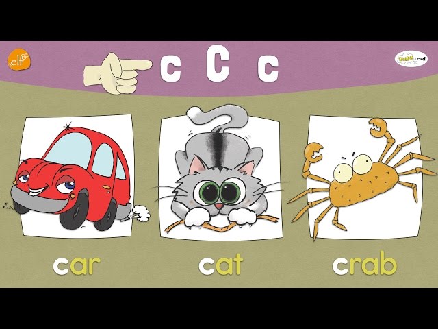 The C Chant | Phonics and Vocabulary | Think Read Write | ELF Learning