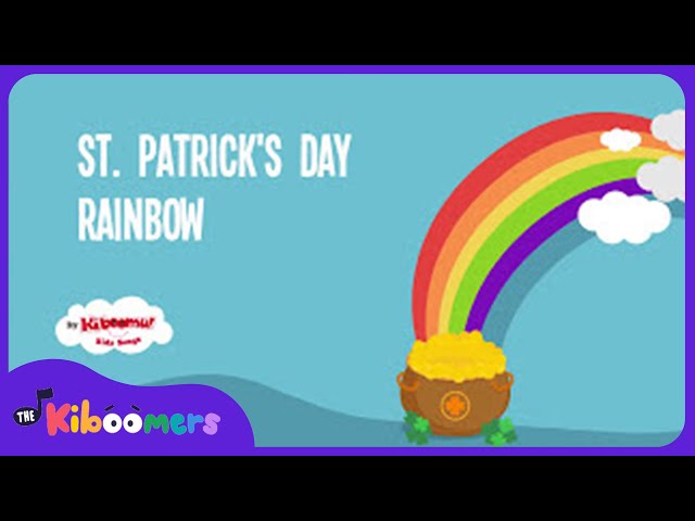 St. Patrick's Day Rainbow Lyric Video - The Kiboomers Preschool Songs & Nursery Rhymes