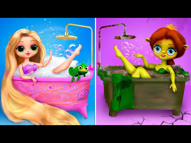 Rapunzel and Fiona's Beauty Salon / 30 DIYs for LOL OMG