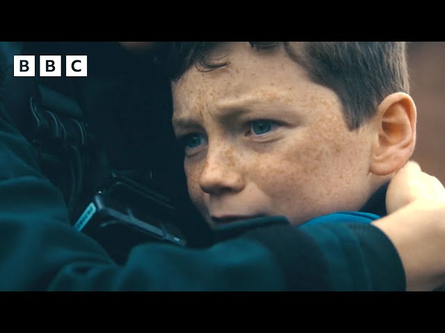 Aftermath of a child shooting out a police car | Blue Lights - BBC