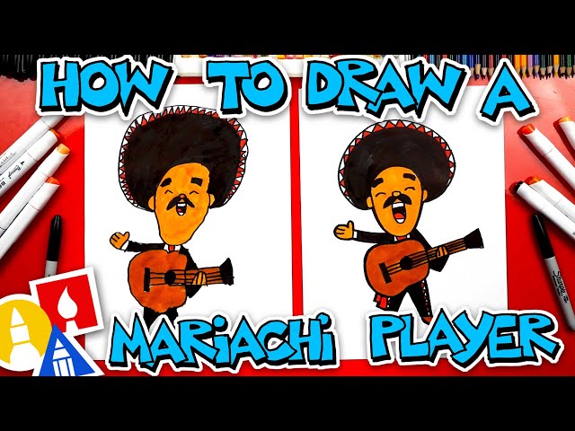 How To Draw A Mariachi Guitar Player