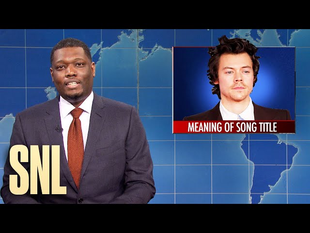 Weekend Update: Harry Styles Reveals Song Meaning, Clint Eastwood CBD Lawsuit - SNL
