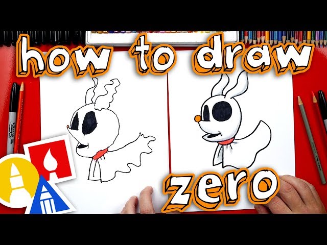 How To Draw Zero From Nightmare Before Christmas