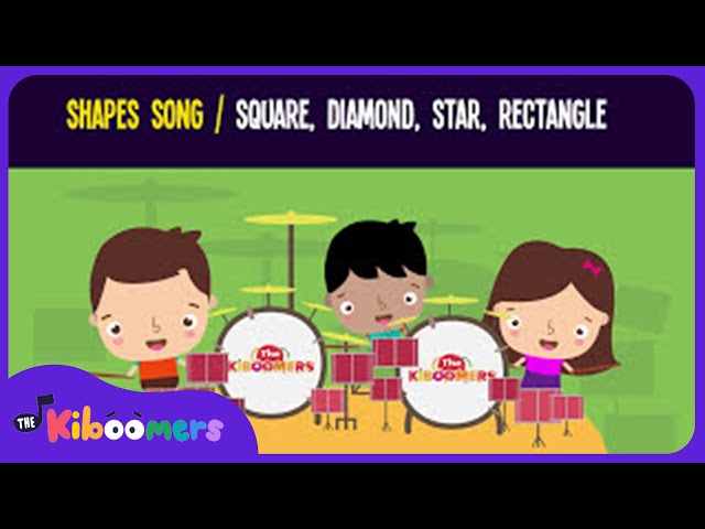 Shapes Lyric Video - The Kiboomers Preschool Songs & Nursery Rhymes for Learning