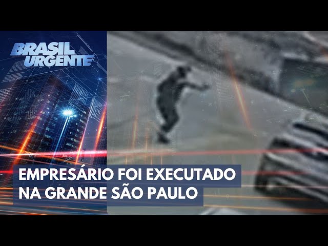 Empresário é executado na porta de casa e polícia encontra moto do assassino | Brasil Urgente
