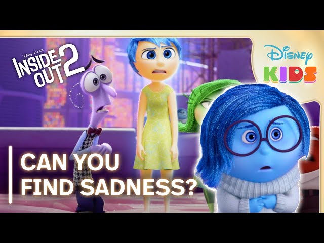 Can You Find Sadness? 🔎💙 | ALL LEVELS | Inside Out 2 | Disney Kids