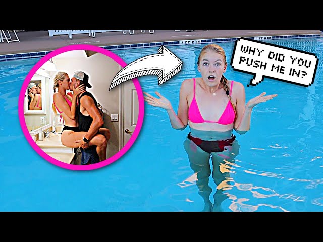 Turning My Girlfriend On Then Throwing Her In The Pool!!