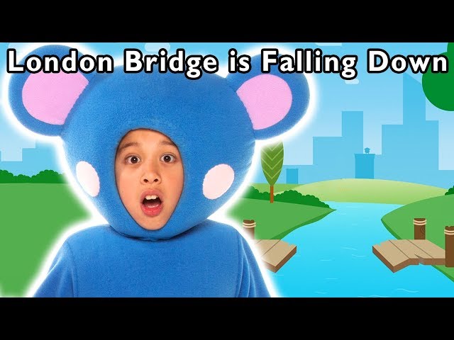 London Bridge is Falling Down | Learn Building Blocks | Mother Goose Club Phonics Songs