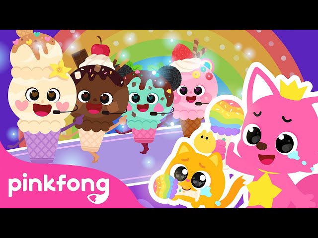 Meet the Colorful Ice Cream Stars | Yum Yum Snacks Songs | Pinkfong Ninimo