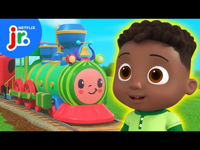 Cody's FIRST Train Ride Song 🚂 CoComelon Lane | Netflix Jr
