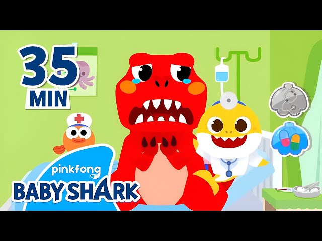 😱NO! My Stomach is Growling | +Compilation | Baby Shark Doctor Hospital Play | Baby Shark Official