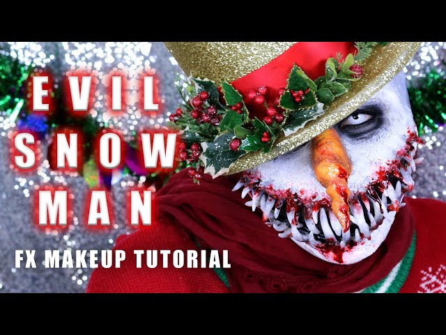 EVIL SNOWMAN YETI: A Holiday Special FX Makeup Tutorial
