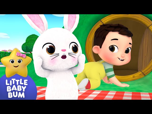 Hop Little Bunnies ⭐ Baby Max's Play Time! LittleBabyBum - Nursery Rhymes for Babies | LBB