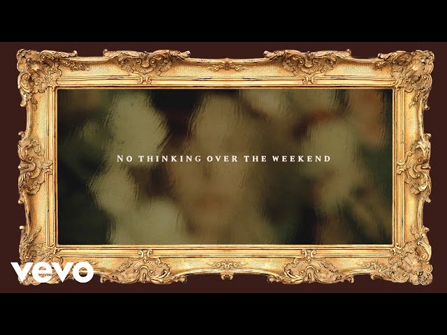 Carly Rae Jepsen - No Thinking Over The Weekend (Official Lyric Video)