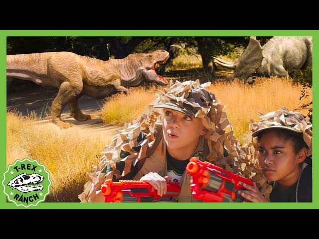 T-Rex Loose! - Dinosaur Tracking (T-Rex Escaped) 🦕 T-Rex Ranch Dinosaur Videos