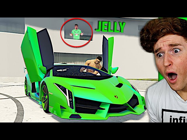 I STOLE Jelly's Car In GTA 5..