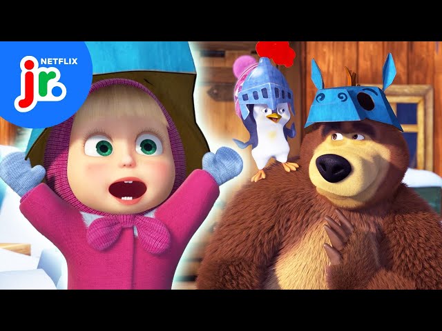 Masha Plays Winter Princess 👑❄️ Masha & the Bear | Netflix Jr