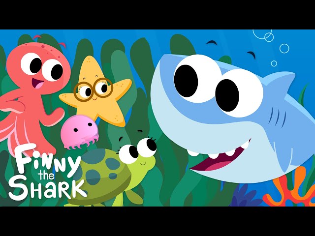 Down In The Deep Blue Sea | Kids Song | Finny The Shark
