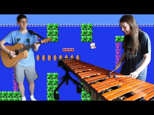 Underwater Theme Guitar/Marimba Cover - Super Mario Bros. 1
