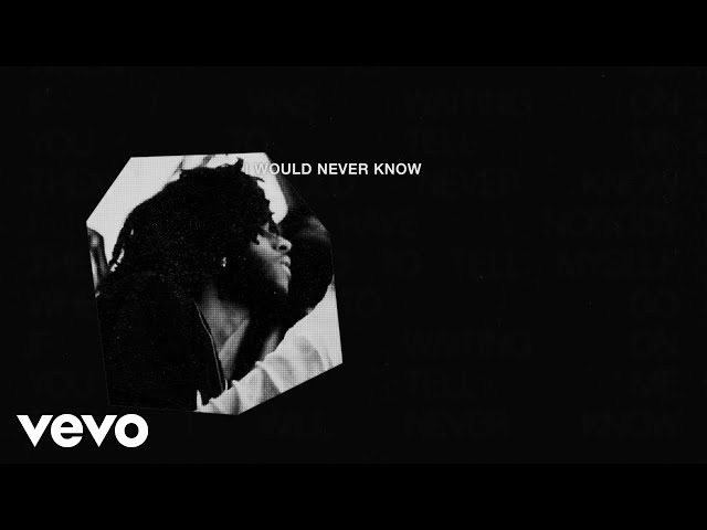 6LACK - Never Know [Lyric Video]