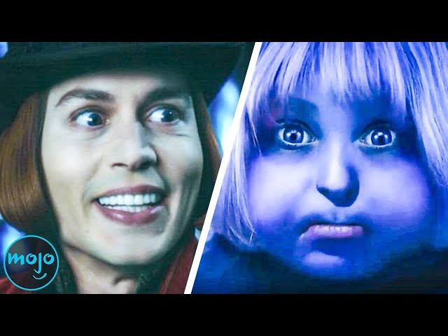 Top 10 Creepiest Scenes from Willy Wonka Films