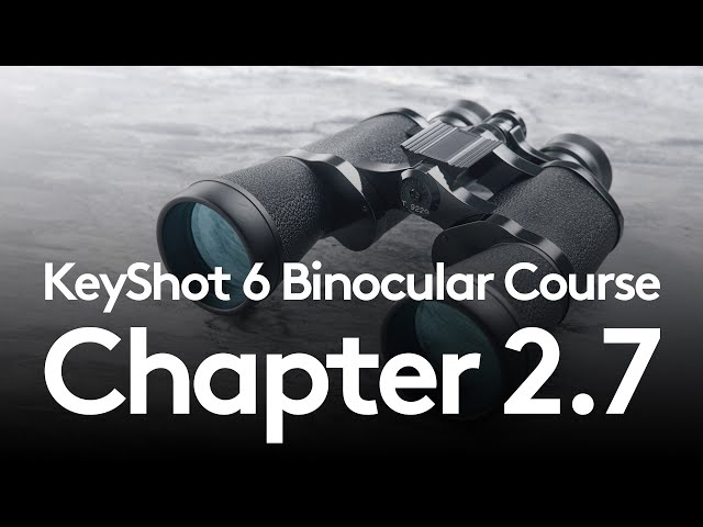 KeyShot 6 Binocular Course / Chapter 2.7 / Screws