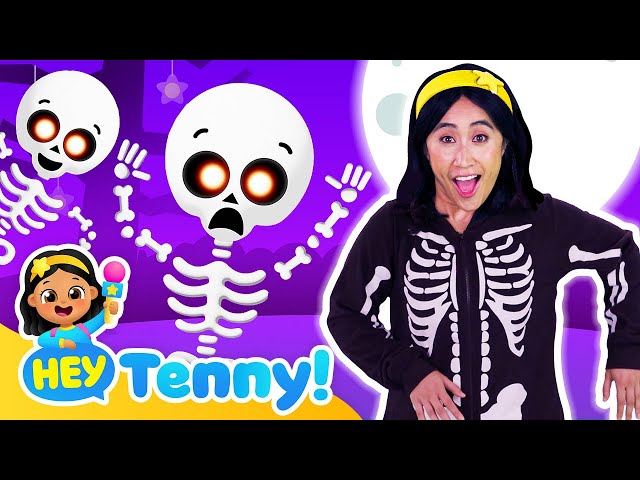 🎃💀 Chumbala Cachumbala Dance | Halloween Nursery Rhymes | Educational Video for Kids | Hey Tenny!