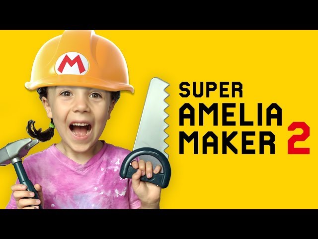 Can You Beat Amelia's SUPER MARIO MAKER 2 Levels? 🎮 FREE DAD VIDEOS