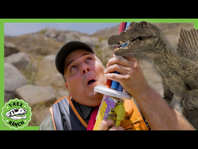 NEW! Save the Stegosaurus! | T-Rex Ranch Dinosaur Videos