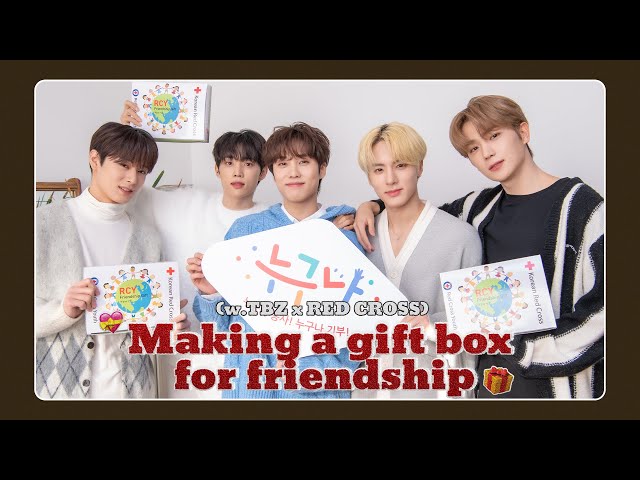 Making a gift box for friendship (w. TBZ x RED CROSS)