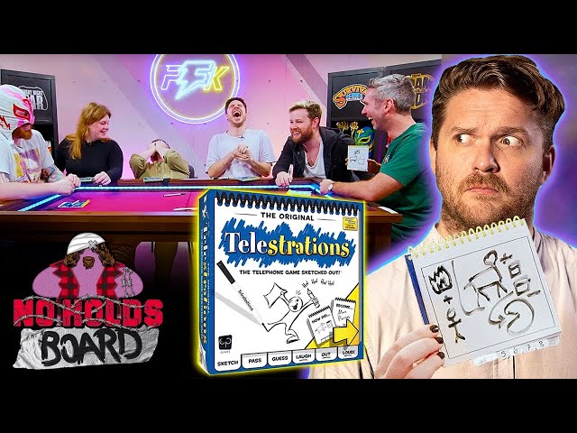 Telestrations...BUT WRESTLING | No Holds Board