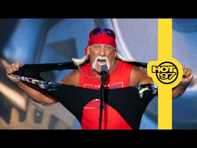 Hulk Hogan Goes In Full Character At The RNC Convention