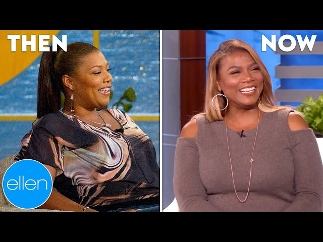 Then and Now: Queen Latifah's First and Last Appearances on 'The Ellen Show'