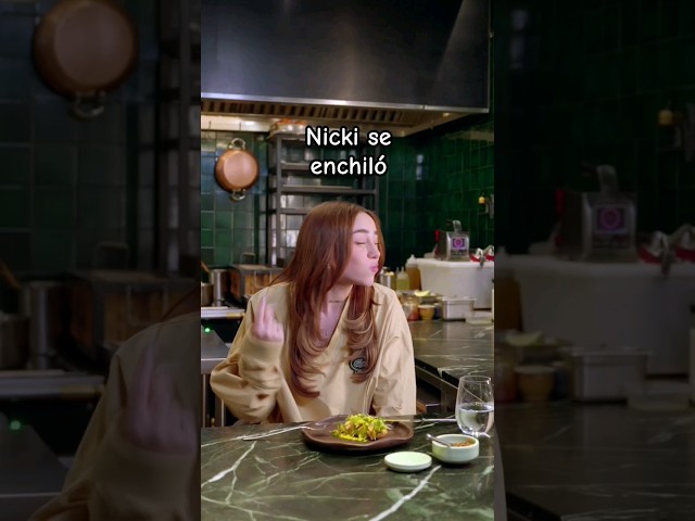 Nicki Nicole se enchiló con comida mexicana