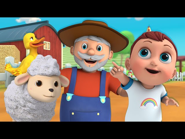 Old Macdonald Had A Farm - Animals Song For Kids by Meeko's Family on HooplaKidz