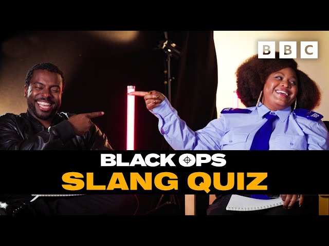 Slang Quiz with cast of Black Ops 👀😂 Black Ops - BBC