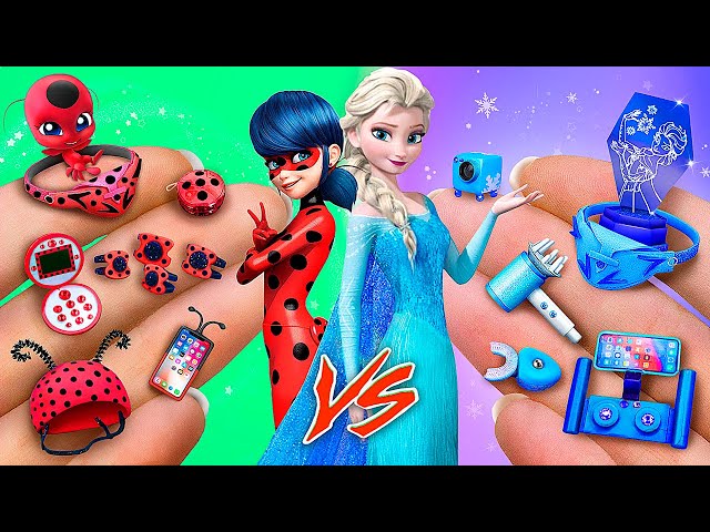 Mini Gadgets by Elsa and Ladybug / 33 LOL OMG DIYs