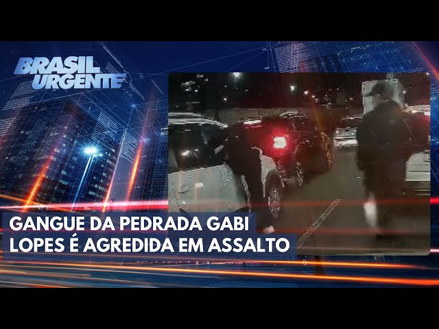 Gangue da pedrada: Gabi Lopes é agredida em assalto