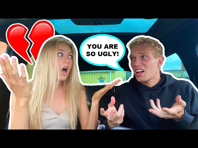 CALLING MY GIRLFRIEND UGLY PRANK! *SHE CRIES*