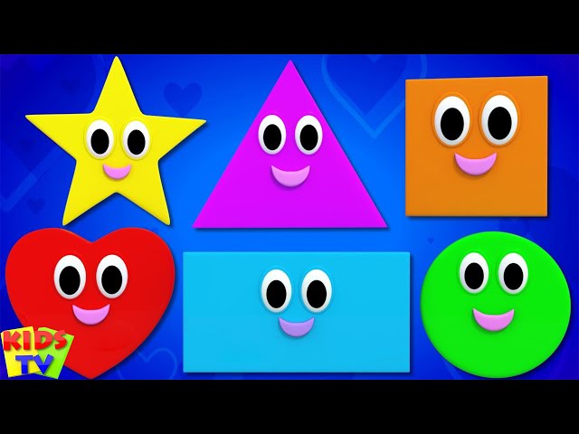 We are Shapes Song + More Kids Learning Cartoons & Videos