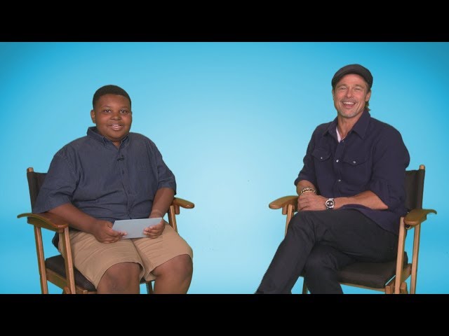 Our Kid Reporter Jaden Lands His Biggest Interview Yet: Brad Pitt!