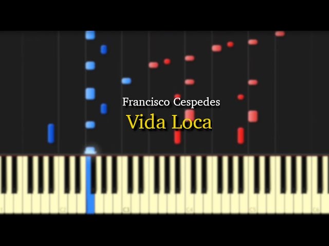 Vida Loca (Francisco Cespedes) / Piano Tutorial