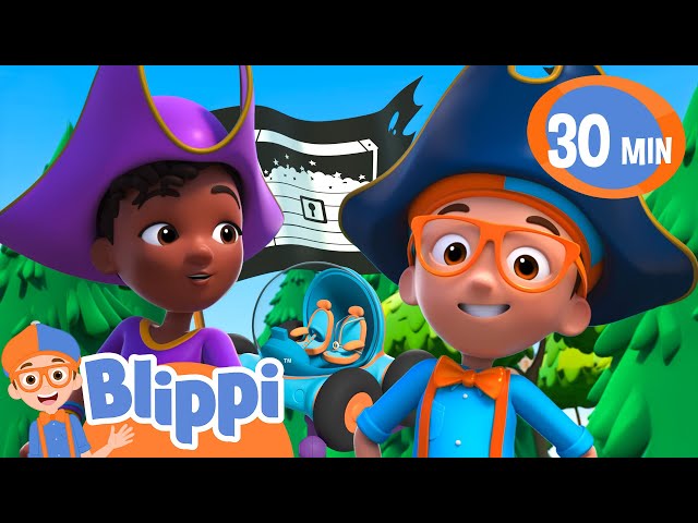 Road Trip To A Pirate Ship!  | Blippi and Meekah Podcast | Blippi Wonders Educational Videos